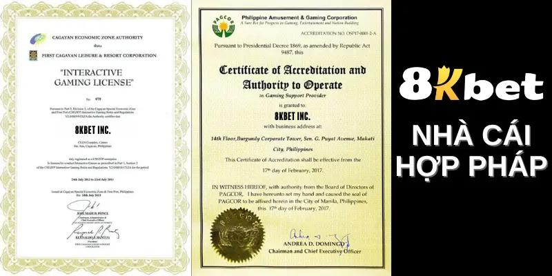 8KBET - Thông Tin Cần Biết Về Thương Hiệu Top 1 Châu Á Giấy phép hoạt động 8KBE